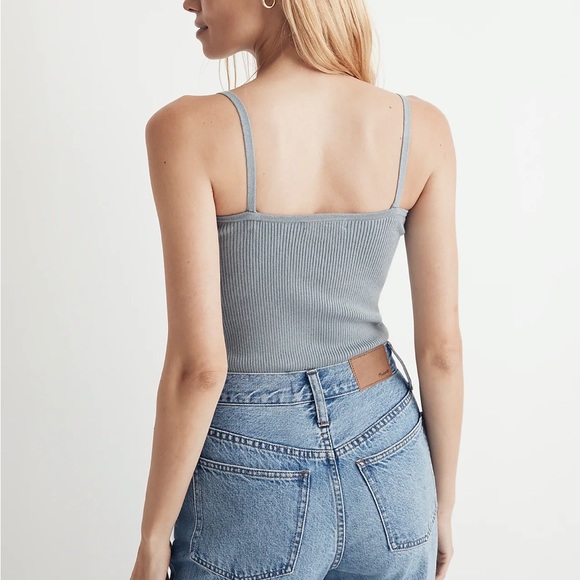 MADEWELL CORSET SWEATER TANK - Picture 2 of 6